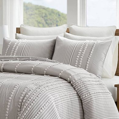 Harbor House Anslee 3-Piece Cotton Yarn Dyed Duvet Cover Set