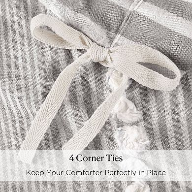 Harbor House Anslee 3-Piece Cotton Yarn Dyed Duvet Cover Set