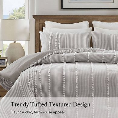 Harbor House Anslee 3-Piece Cotton Yarn Dyed Comforter Set