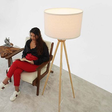 ELEMENT ACE Tall Corner Floor Lamp with Energy Efficient LED Lighting