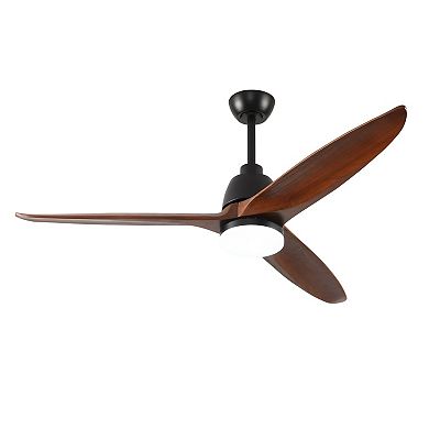 ELEMENT ACE 52 Inch Modern Ceiling Fan with Remote Control and Integrated LED Light