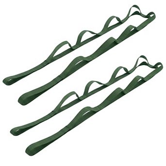 2 pc Multi-Loop Stretch Strap Adjustable Yoga Flexibility Band