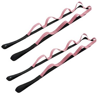 2 pc Multi-Loop Stretch Strap Adjustable Yoga Flexibility Band