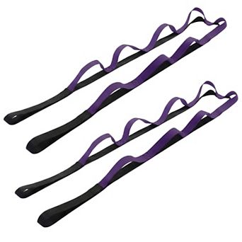 2 pc Multi-Loop Stretch Strap Adjustable Yoga Flexibility Band