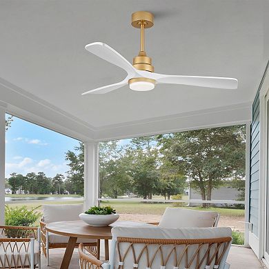 ELEMENT ACE 52 Inch Modern Ceiling Fan with Light and Remote Control