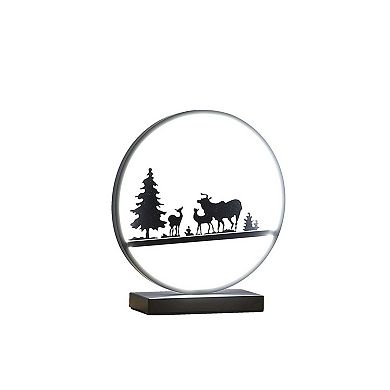 ELEMENT ACE Deer Family LED Table Lamp with Integrated Lighting