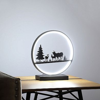 ELEMENT ACE Deer Family LED Table Lamp with Integrated Lighting