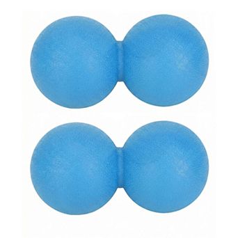 2 pc Peanut Massage Ball for Deep Tissue Back and Foot Muscle Relief