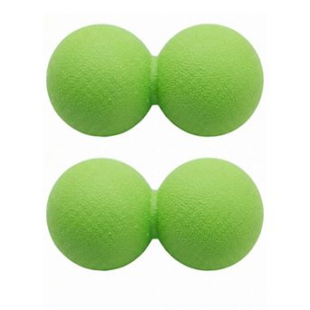 2 pc Peanut Massage Ball for Deep Tissue Back and Foot Muscle Relief