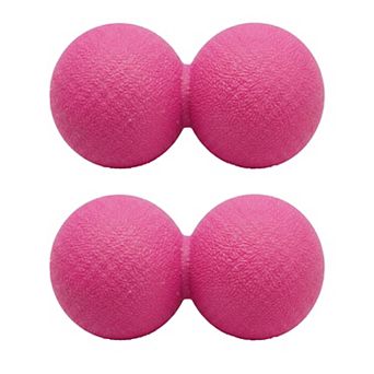 2 pc Peanut Massage Ball for Deep Tissue Back and Foot Muscle Relief