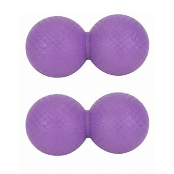 2 pc Peanut Massage Ball for Deep Tissue Back and Foot Muscle Relief