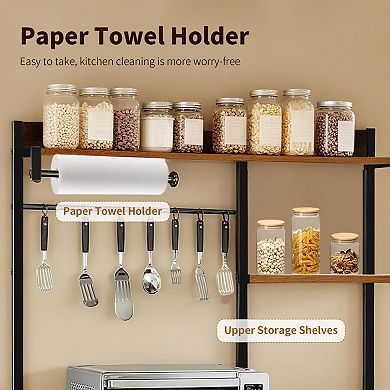 ELEMENT ACE Multifunctional Kitchen Storage Rack with Integrated Power Outlets and Shelves