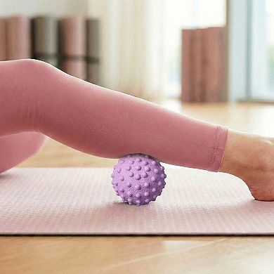 2-PC Textured Massage Ball for Deep Tissue Muscle Relief and Trigger Point Therapy