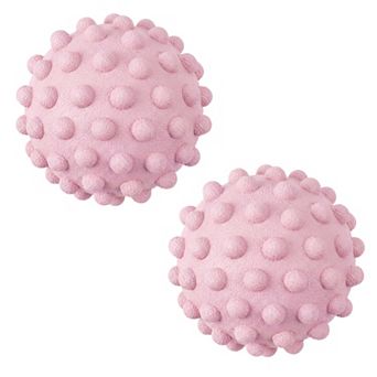 2 pc Textured Massage Ball for Deep Tissue Muscle Relief and Trigger Point Therapy