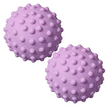 2 pc Textured Massage Ball for Deep Tissue Muscle Relief and Trigger Point Therapy