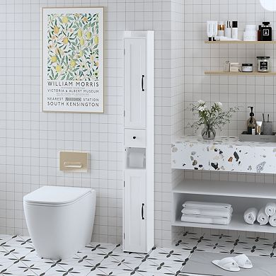 ELEMENT ACE Freestanding Tall Bathroom Storage Cabinet with Adjustable Shelves