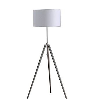 ELEMENT ACE Adjustable Tripod Floor Lamp with Drum Shade for Modern Living Spaces