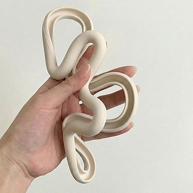 2-PC Wavy Silicone Trivet Heat Resistant Non Slip Countertop Pot Holder