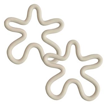 2 pc Wavy Silicone Trivet Heat Resistant Non Slip Countertop Pot Holder