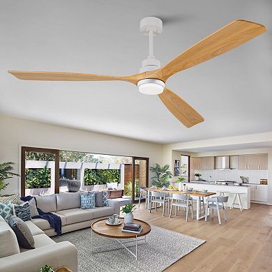 ELEMENT ACE 72 Inch Modern Ceiling Fan with Integrated Light and Remote Control