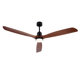 ELEMENT ACE 72 Inch Modern Ceiling Fan with Integrated Light and Remote Control