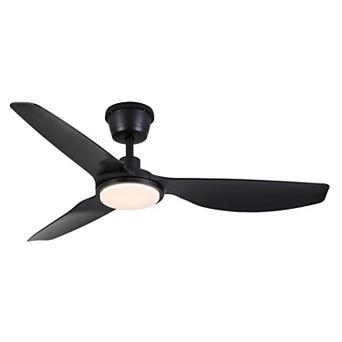 ELEMENT ACE Modern Outdoor Waterproof Ceiling Fan with Integrated Light and Quiet DC Motor