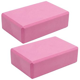 2 pc Yoga Block for Stability Balance and Flexibility Support