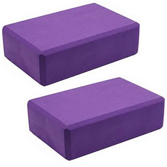 2 pc Yoga Block for Stability Balance and Flexibility Support