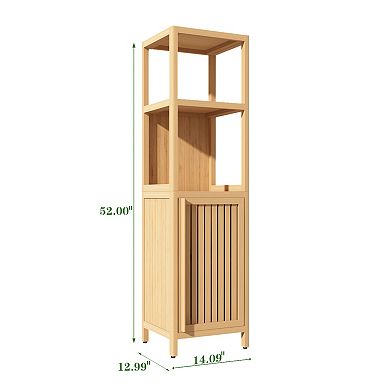 ELEMENT ACE Large Capacity Multifunctional Storage Cabinet for Bathroom and Living Room