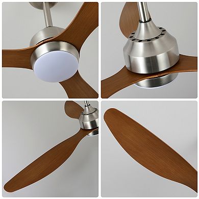 ELEMENT ACE 52-Inch Reversible Ceiling Fan with Light and Remote Control