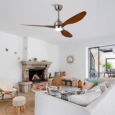 ELEMENT ACE 52-Inch Reversible Ceiling Fan with Light and Remote Control