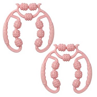 2 pc Handheld Muscle Roller Massager for Deep Tissue Relief