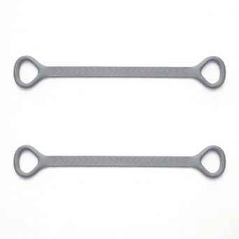 2 pc Resistance Stretch Band with Ergonomic Handles for Upper Body Strength Training