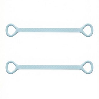 2 pc Resistance Stretch Band with Ergonomic Handles for Upper Body Strength Training