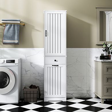 ELEMENT ACE Laundry Storage Cabinet with Drawer and Removable Fabric Baskets