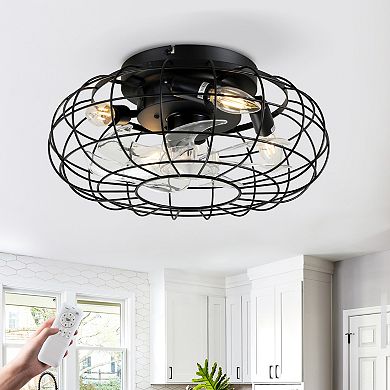 ELEMENT ACE Low Profile Bladeless Ceiling Fan with Lights Kit and Remote Control