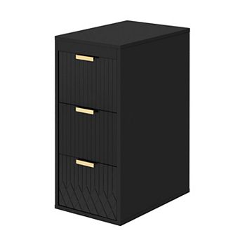 ELEMENT ACE Wall Mounted Floating Side Cabinet with Drawers for Bathroom and Living Room