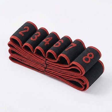 2-PC Fabric Resistance Bands Set 8 Levels Booty Exercise Loop Bands