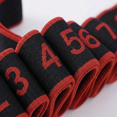 2-PC Fabric Resistance Bands Set 8 Levels Booty Exercise Loop Bands