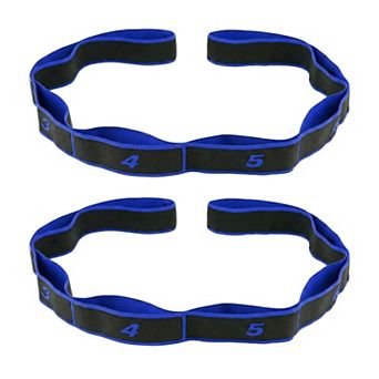 2 pc Fabric Resistance Bands Set 8 Levels Booty Exercise Loop Bands