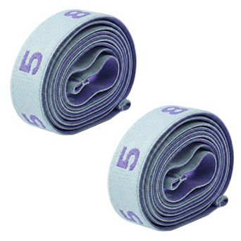 2 pc Fabric Resistance Bands Set 8 Levels Booty Exercise Loop Bands