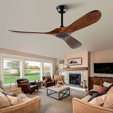 ELEMENT ACE Ceiling Fan with Remote Control and Reversible Motor for Indoor and Outdoor Use