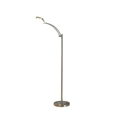 ELEMENT ACE 54-Inch Integrated LED Task Floor Lamp with Adjustable Shade