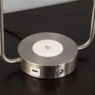 ELEMENT ACE Retro Table Lamp with Charging Station and USB Port