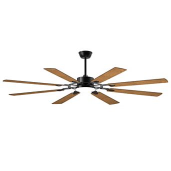 ELEMENT ACE Large 72-Inch Ceiling Fan with 8 Blades and DC Motor for Indoor and Outdoor Use