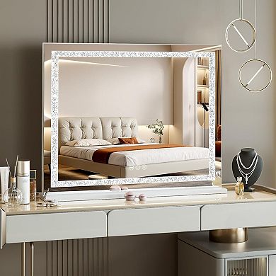 ELEMENT ACE Illuminated Vanity Mirror with Adjustable Lighting and Magnification