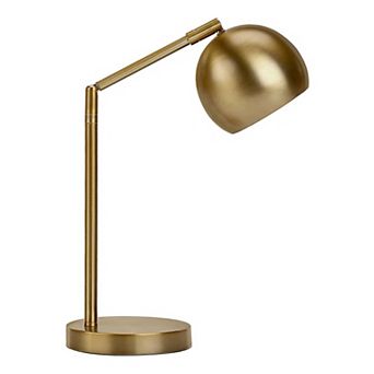 ELEMENT ACE Adjustable Gold Metal Table Lamp with Flexible Neck for Task Lighting