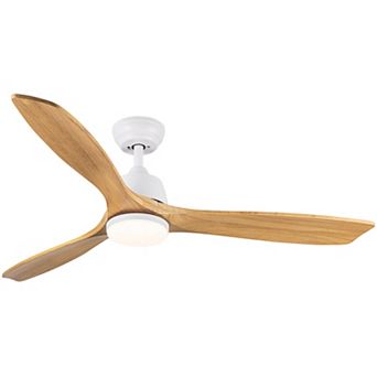 ELEMENT ACE 52 Inch Rustic Farmhouse LED Ceiling Fan with Remote Control