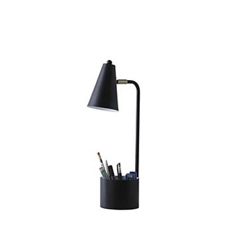 ELEMENT ACE Metal Desk Lamp with Pen Organizer for Student Study Area