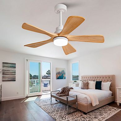 ELEMENT ACE Modern Ceiling Fan with Integrated LED Light and Remote Control